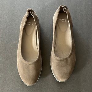 Size 9 grey Eileen Fisher flats